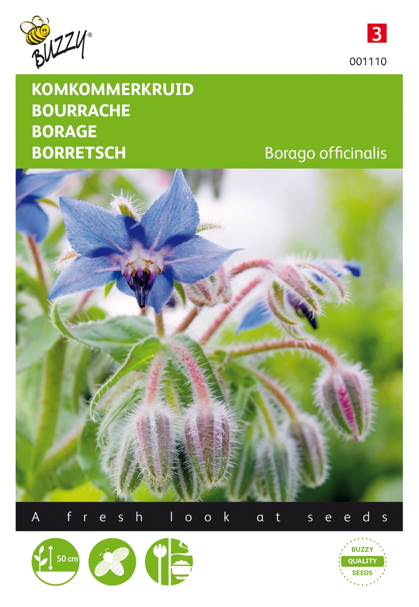 Buzzy® Borage - Borago officinalis