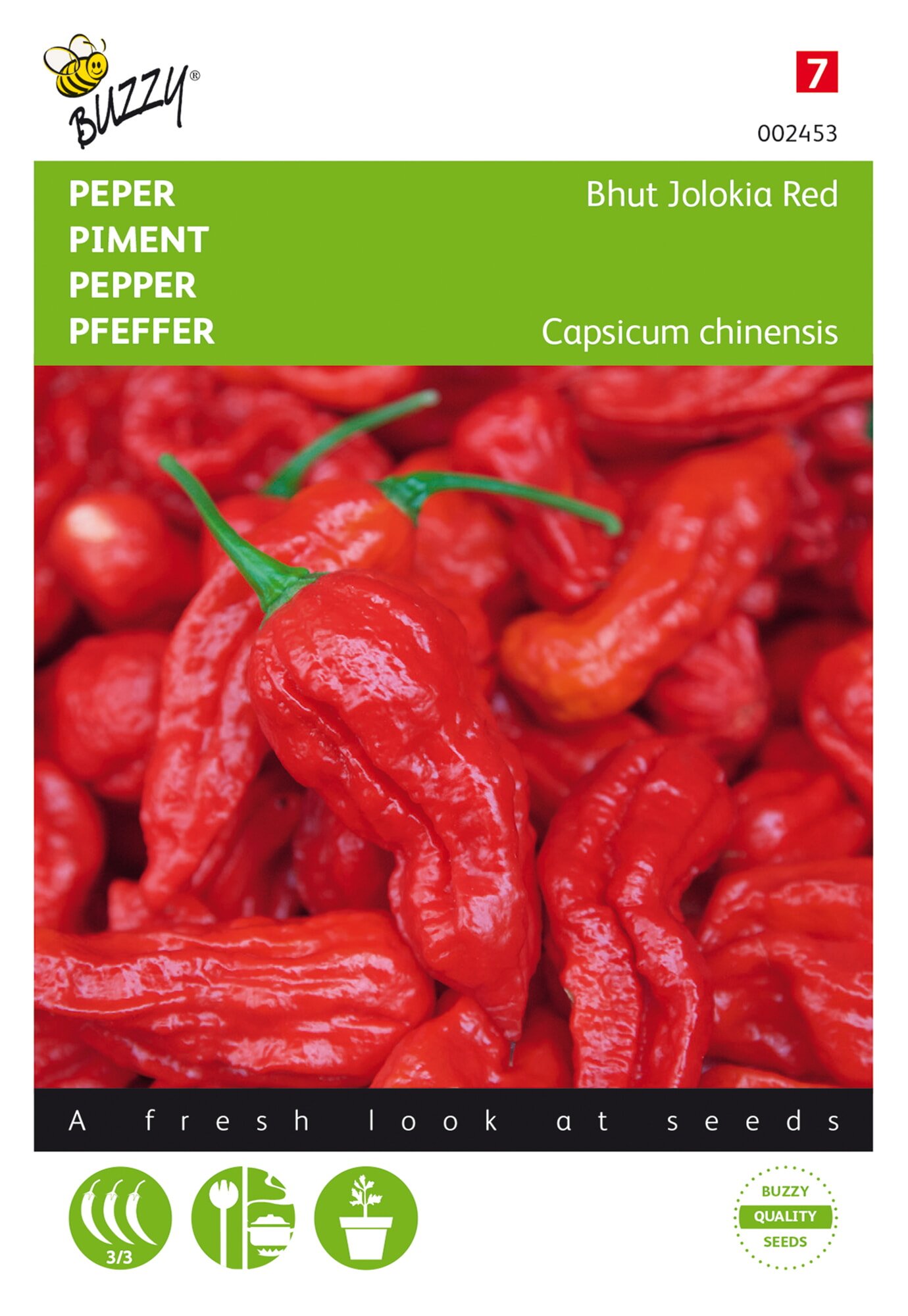 Buzzy® Pepper Bhut Jolokia red