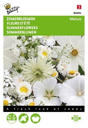 Buzzy® Summerflowers, Mixture Of White Shades