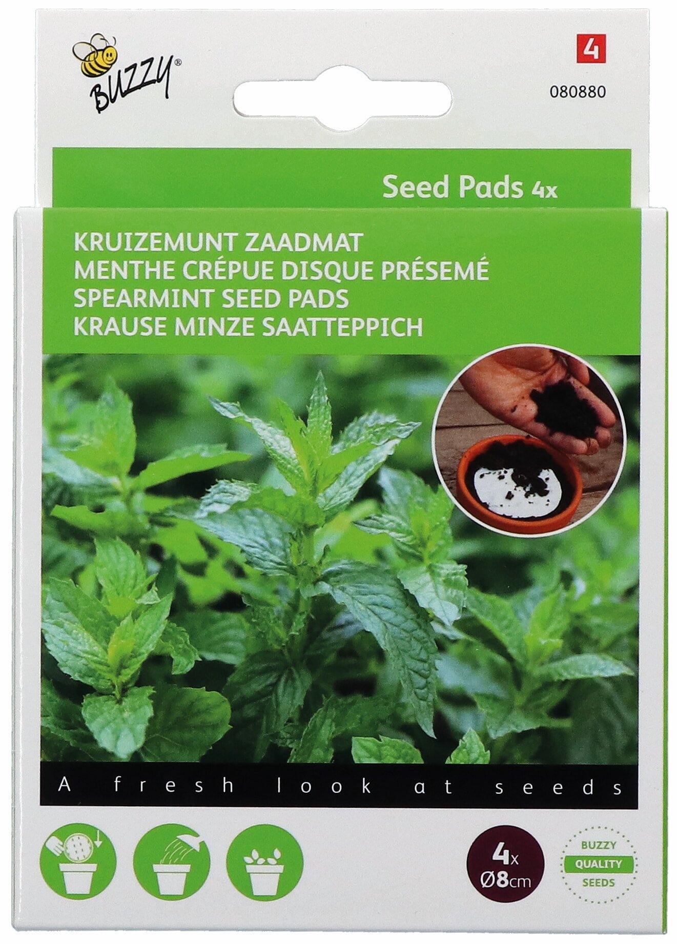 Buzzy® Seed Pads Spearmint 4x 8cm