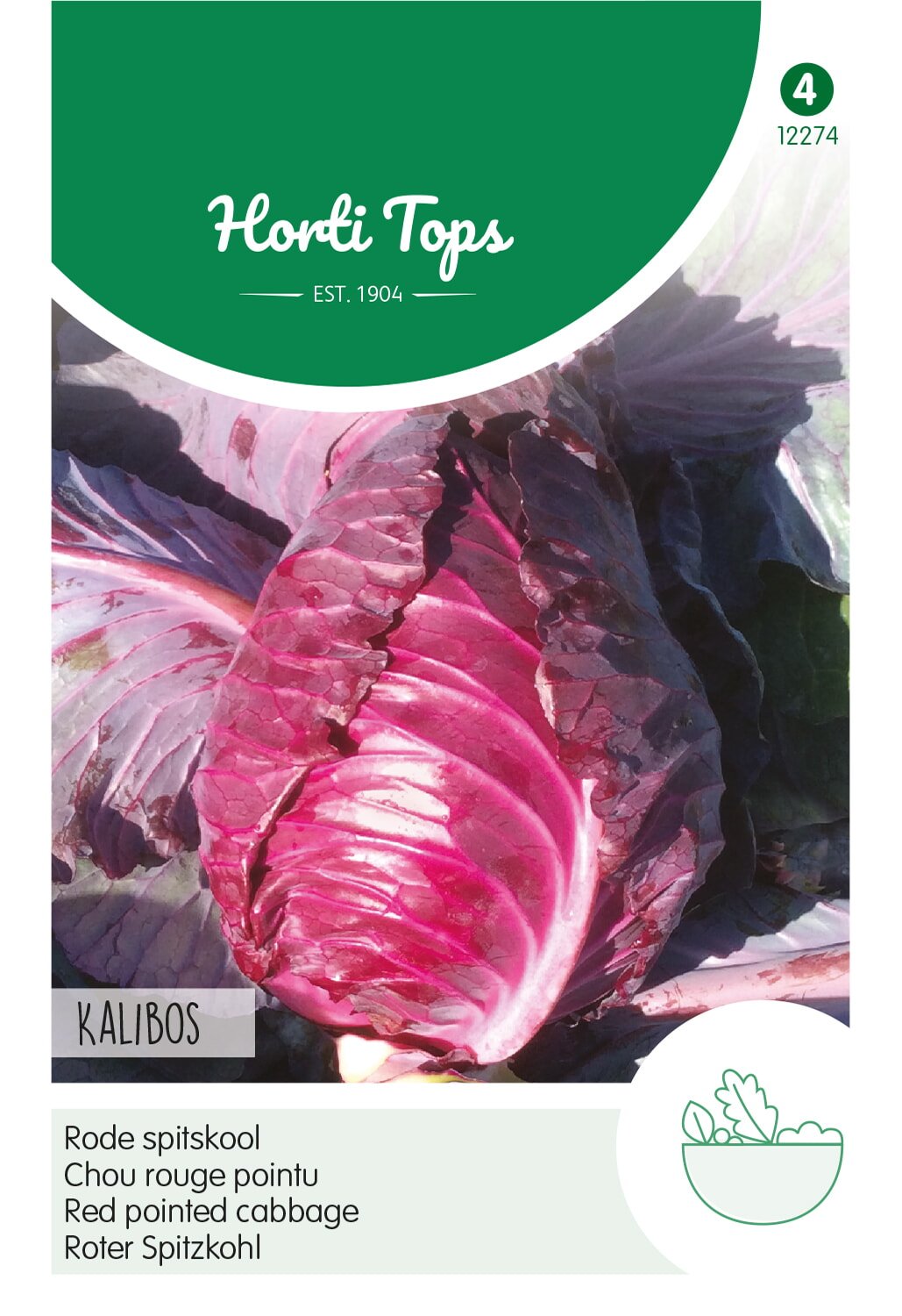 Horti Tops® Red pointed cabbage Kalibos