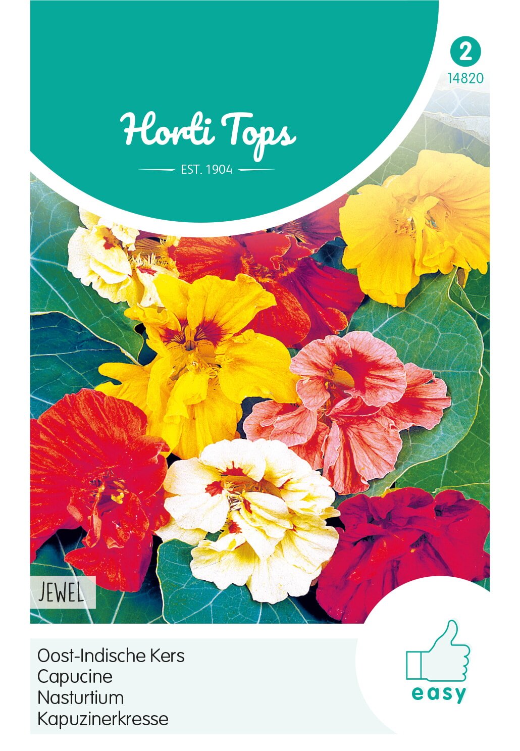 Horti Tops® Tropaeolum Dwarf Double Jewel  Mixed