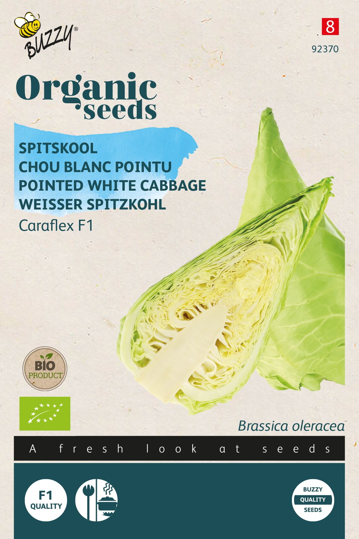 Buzzy® Organic Pointe white cabbage Caraflex F1 (BIO)